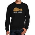thumbnail image 1 of Nashville Guitar - Men's Word Art Crewneck Sweatshirt, 1 of 2