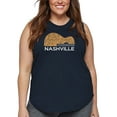 thumbnail image 1 of Nashville Guitar - Women's Plus Size Word Art Tank Top, 1 of 3