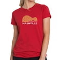 thumbnail image 1 of Nashville Guitar - Women's Premium Blend Word Art T-Shirt, 1 of 2