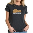 thumbnail image 1 of Nashville Guitar - Women's Premium Blend Word Art T-Shirt, 1 of 2
