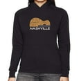 thumbnail image 1 of Nashville Guitar - Women's Word Art Hooded Sweatshirt, 1 of 2