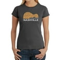 thumbnail image 1 of Nashville Guitar - Women's Word Art T-Shirt, 1 of 2