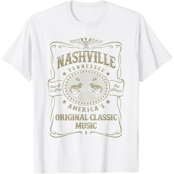 Nashville Music City USA Vintage T-Shirt TShirt