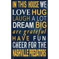 thumbnail image 1 of Nashville Predators 11" x 19" In This House Sign, 1 of 1