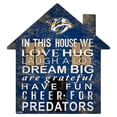 thumbnail image 1 of Nashville Predators 12'' Team House Sign, 1 of 1