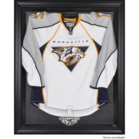 Nashville Predators 2017 Stanley Cup Champions Black Framed Jersey Display Case - Fanatics Authentic Certified