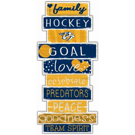 Nashville Predators 24'' Celebrations Stack Sign