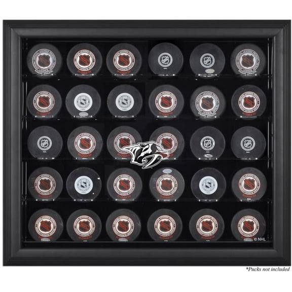 Nashville Predators 30-Puck Black Display Case