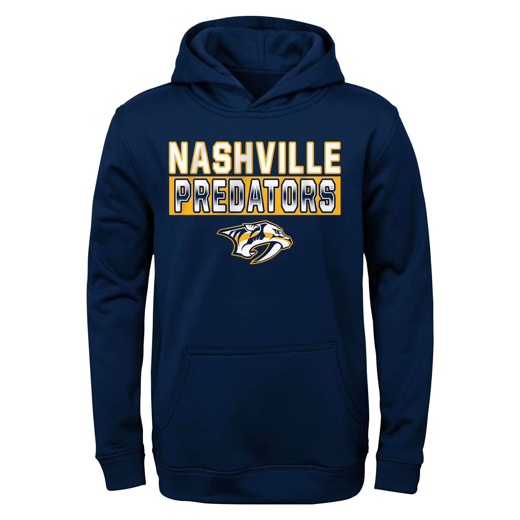 Nashville Predators Boys 4-18 LS Fleece Hoodie 9K5BXFGGB L10/12 ...