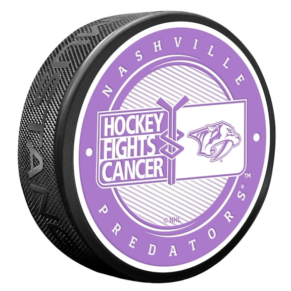 Nashville Predators Hockey Fights Cancer Puck