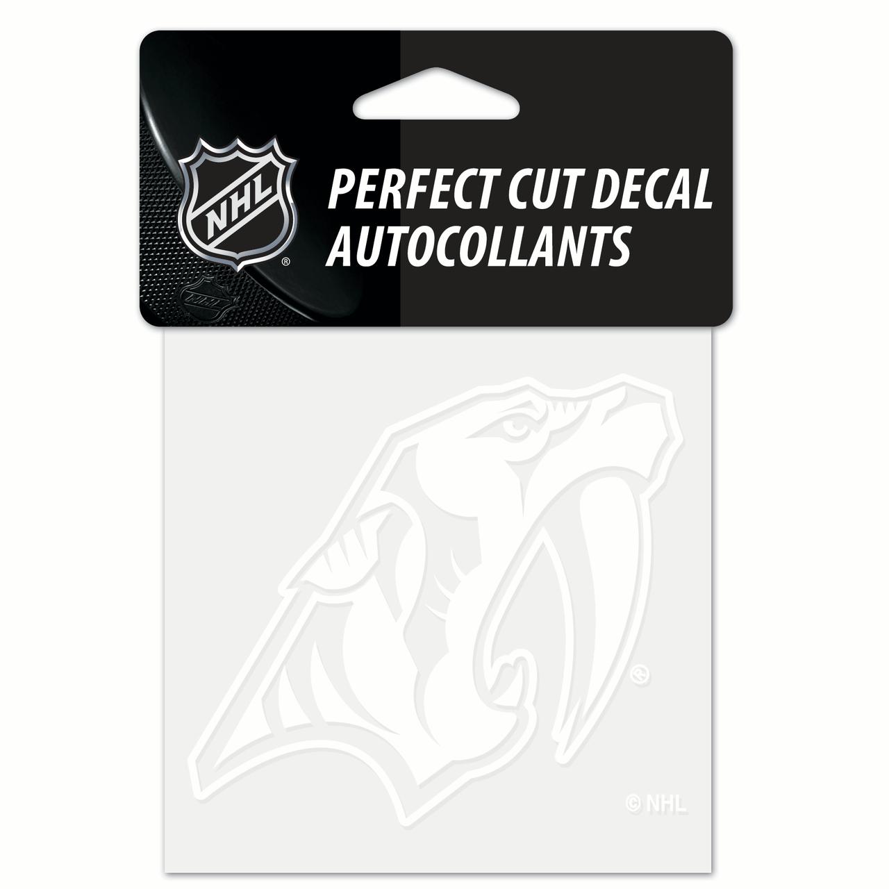 Nashville Predators Official NHL 4" x Automotive Car Decal 4x4 by Wincraft 500823 - image 1 of 2
