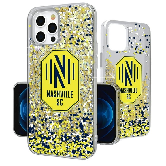 Nashville SC iPhone Confetti Glitter Design Case