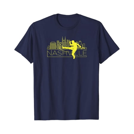 Nashville Soccer City Skyline T-Shirt