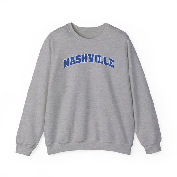Nashville Sweatshirt Gifts Crew Neck Shirt Long Sleeve Unisex