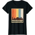 thumbnail image 1 of Nashville T-Shirt City Skyline Retro Vintage Souvenir, 1 of 3