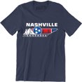 thumbnail image 1 of Nashville Tennessee Cityscape Skyline State - Men's T-Shirt, 1 of 4