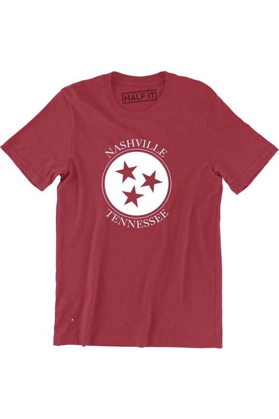 Nashville Tennessee Cityscape Skyline State - Men's Tee Shirt
