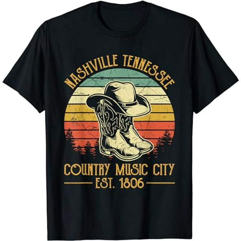 Nashville Tennessee Cowboy Boot Country Music Shirt Nashville Tennessee Cowboy Boot Country Music Shirt