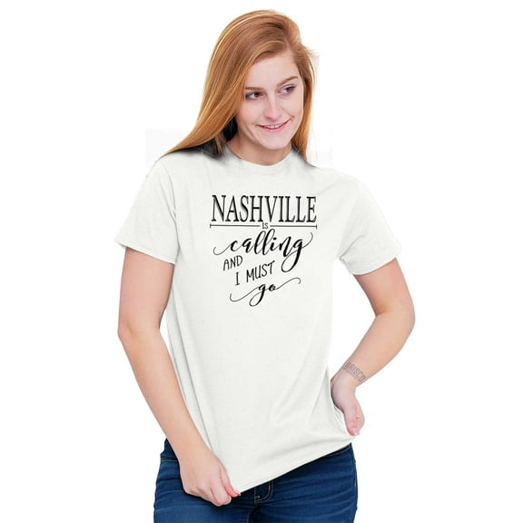 Nashville Tennessee Is Calling Women's Graphic T Shirt Tees Brisco Brands S