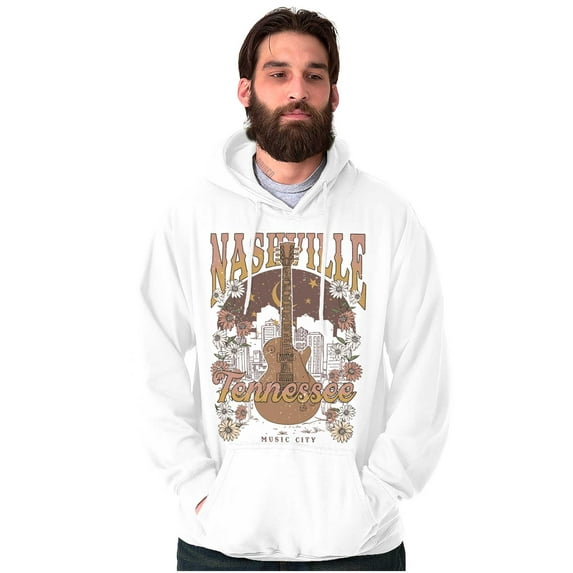 Nashville Tennessee Music City Hoodie Sweatshirt Women Brisco Brands S
