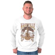Nashville Tennessee Music City Womens Long Sleeve T Shirt Brisco Brands S