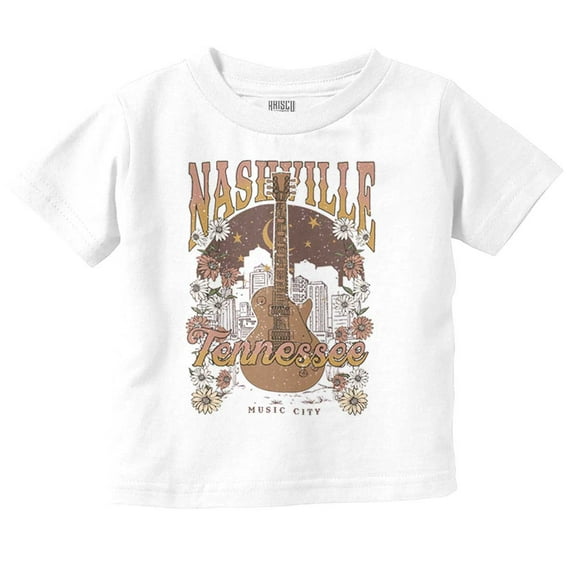Nashville Tennessee Music City Youth T Shirt Tee Girls Infant Toddler Brisco Brands 6M