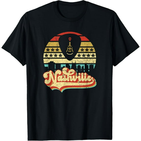 Nashville Tennessee Music Men Women Retro Vintage Nashville T-Shirt TShirt