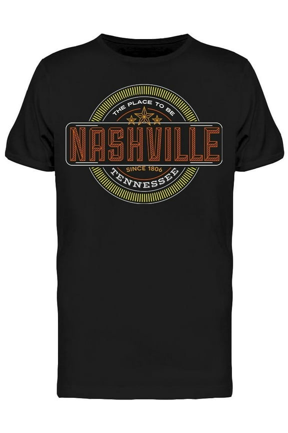 Nashville Tennessee  T-Shirt Men -Image by Shutterstock, Male x-Large