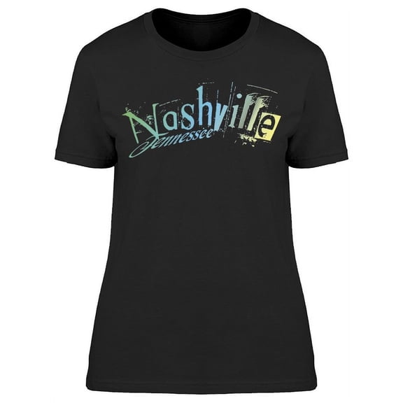 Nashville Tennessee T-Shirt Women -Image by Shutterstock, Female 3X-Large