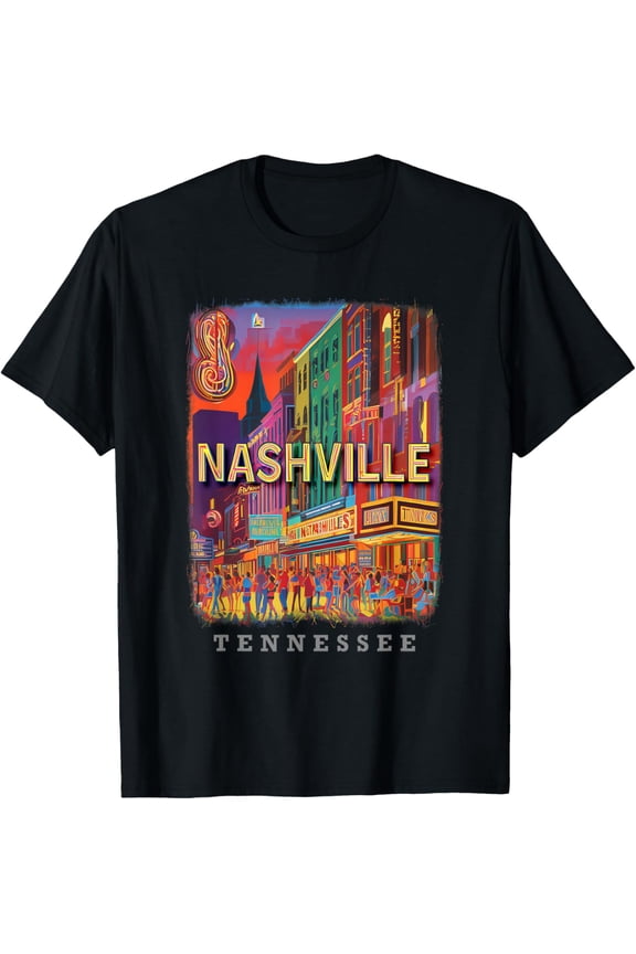 Nashville Tennessee TN Music City T-Shirt TShirt