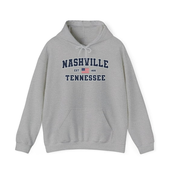 Nashville Tennessee TN Trip Vacation Hoodie Gifts Hooded Sweatshirt