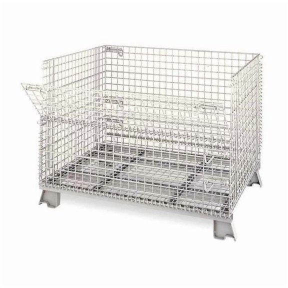 Nashville Wire Clps Bulk Ctr,Silver,Vented,43 in C404830S4