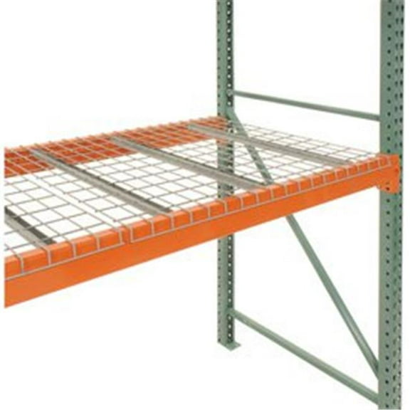 Nashville Wire Products D4846AA3C1 Pallet Rack Wire Decking, Gray, 46 x 48 in. - 2500 lbs