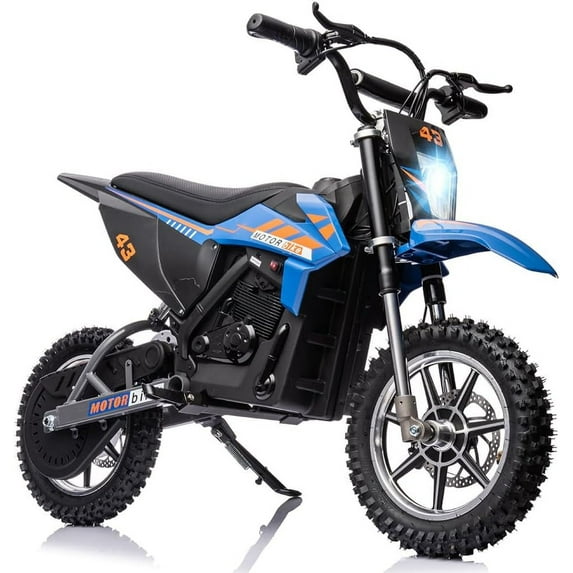 Nasitip Electric 500w Dirt Bike for 8-16 Year - Blue
