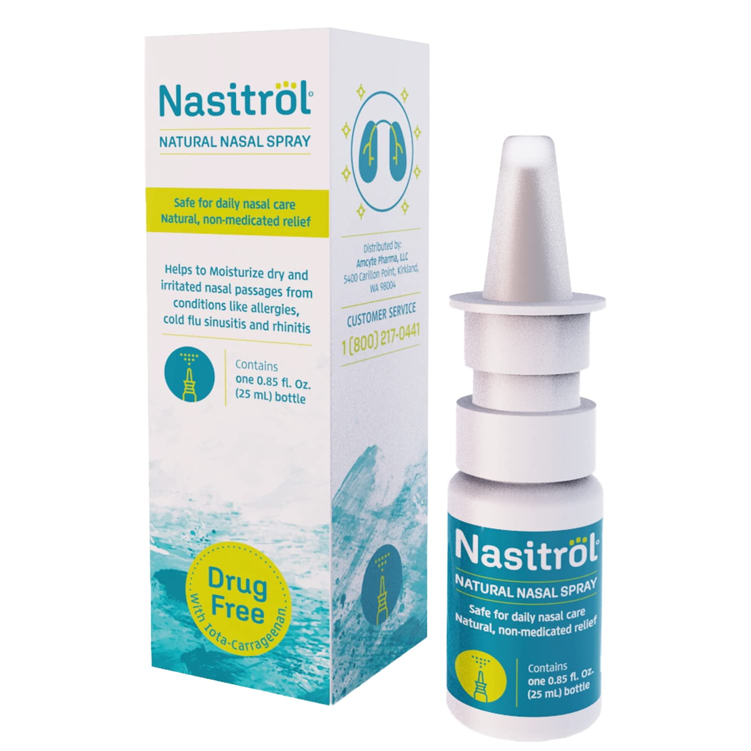 Nasitrol Natural Nasal Spray Simply Saline Nasal Care Daily Mist
