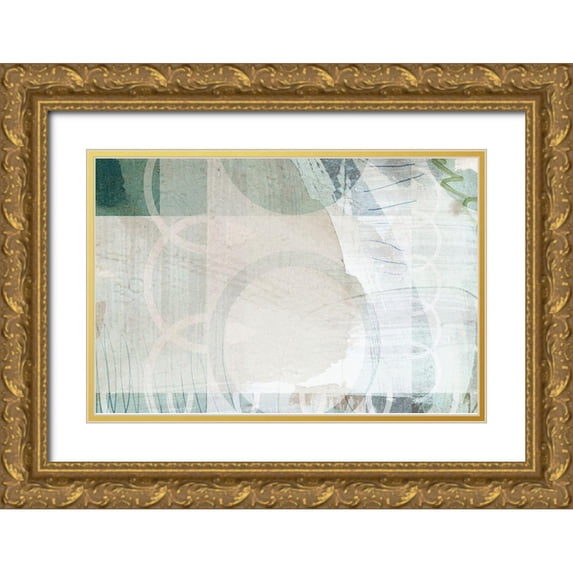 Naskrent, Delores 14x11 Gold Ornate Wood Framed with Double Matting Museum Art Print Titled - Wild Conflation