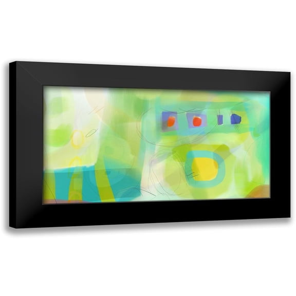 Naskrent, Delores 14x9 Black Modern Framed Museum Art Print Titled - Roller Coaster