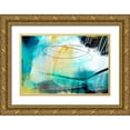 thumbnail image 1 of Naskrent, Delores 18x13 Gold Ornate Wood Framed with Double Matting Museum Art Print Titled - Inclement Weather, 1 of 4