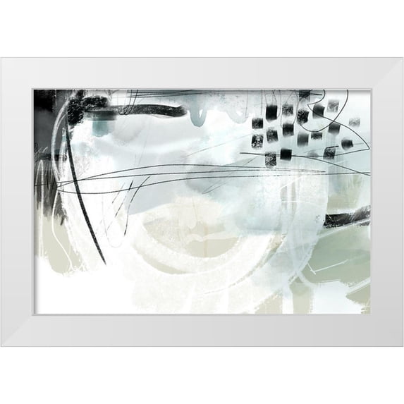 Naskrent, Delores 18x13 White Modern Wood Framed Museum Art Print Titled - Strongh