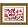 thumbnail image 1 of Naskrent, Delores 24x17 Gold Ornate Wood Framed with Double Matting Museum Art Print Titled - Ruby Rapture, 1 of 4