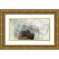 thumbnail image 1 of Naskrent, Delores 32x19 Gold Ornate Wood Framed with Double Matting Museum Art Print Titled - Pearl in the Mist, 1 of 4