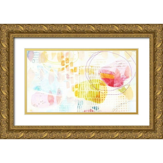 Naskrent, Delores 32x20 Gold Ornate Wood Framed with Double Matting Museum Art Print Titled - General Studies
