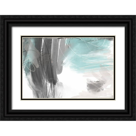 Naskrent, Delores 32x23 Black Ornate Wood Framed with Double Matting Museum Art Print Titled - Ingenuity