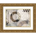 thumbnail image 1 of Naskrent, Delores 32x24 Gold Ornate Wood Framed with Double Matting Museum Art Print Titled - Patchwork, 1 of 4