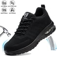 thumbnail image 1 of Nasogetch Steel Toe Shoes for Men Women Lightweight Comfortable Work Shoes Non-slip Safety Sneakers, 1 of 7