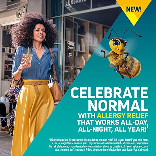 Nasonex 24HR Allergy Nasal Spray, Allergy + Congestion, NonDrowsy