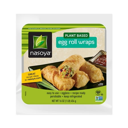 Nasoya Refrigerated Plant-Based Egg Roll Wraps, 16 oz