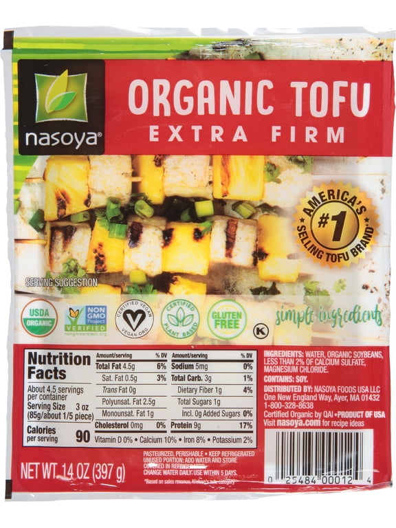 Refrigerated Soy Extra Firm Organic Tofu, 14 oz
