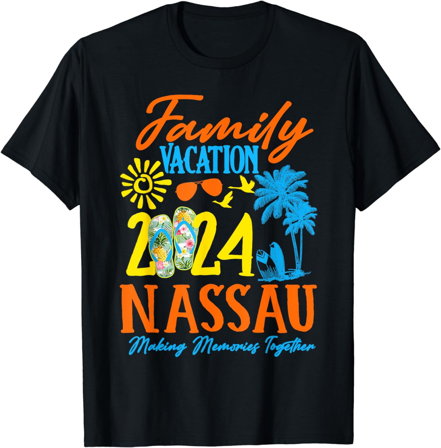 Nassau Bahamas 2024 Vacation Family Making Memories Together TShirt
