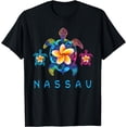 thumbnail image 1 of Nassau Bahamas T-Shirt Tribal Tie Dye Sea Turtle T-Shirt, 1 of 4